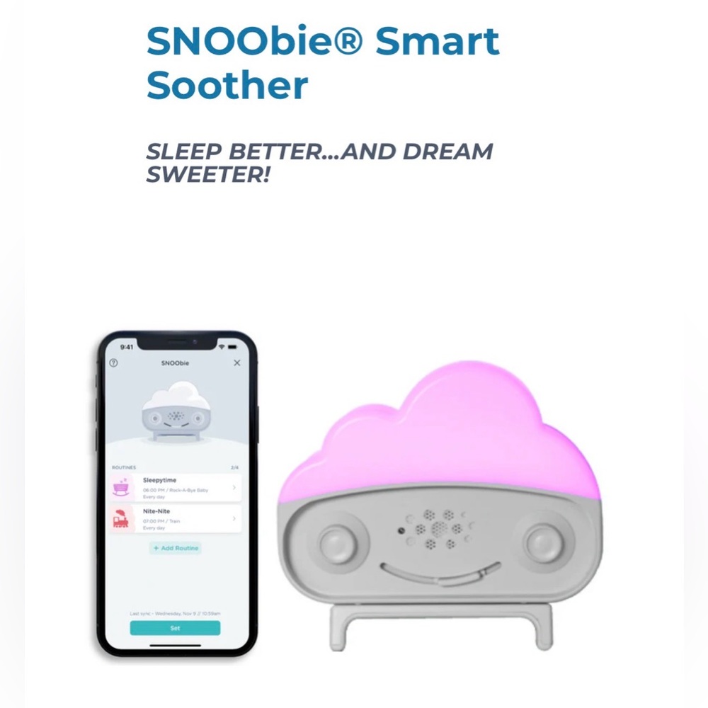 Snoobie smart sound soother machine